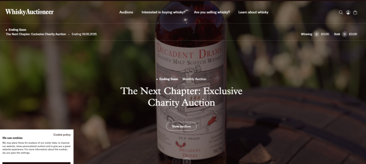 위스키옥셔니어의 새단장 (whiskyauctioneer)