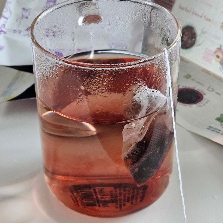  허브차 추천 리프레쉬랩 베리베리 블랙베리 블렌딩티 리뷰 선물세트도 있음
