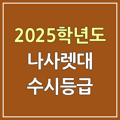 2025 나사렛대 수시등급, 예비번호 | 나사렛대학교 커트라인, 입결 2025 나사렛대 수시등급, 예비번호 | 나사렛대학교 커트라인, 입결