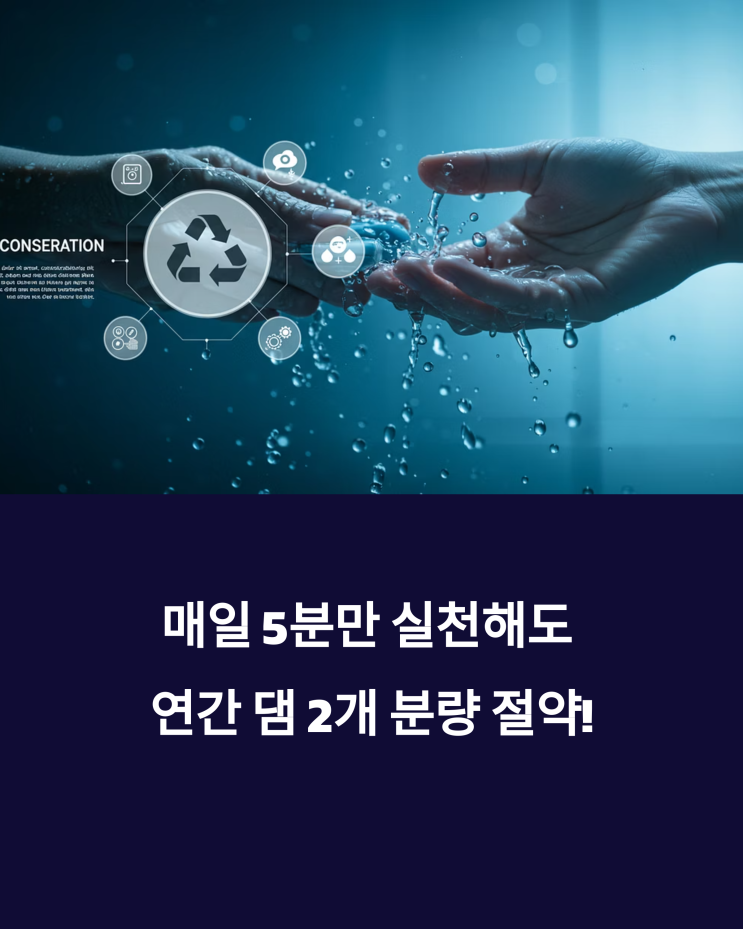  물 낭비 없이 절약하는 욕실 사용 습관 7가지