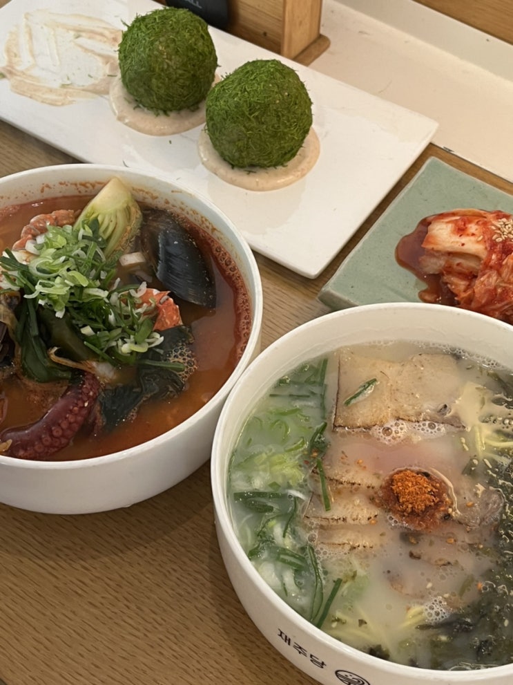  자연마을 일곡점 [재주당](제주당)재주국수, 감태주먹밥
