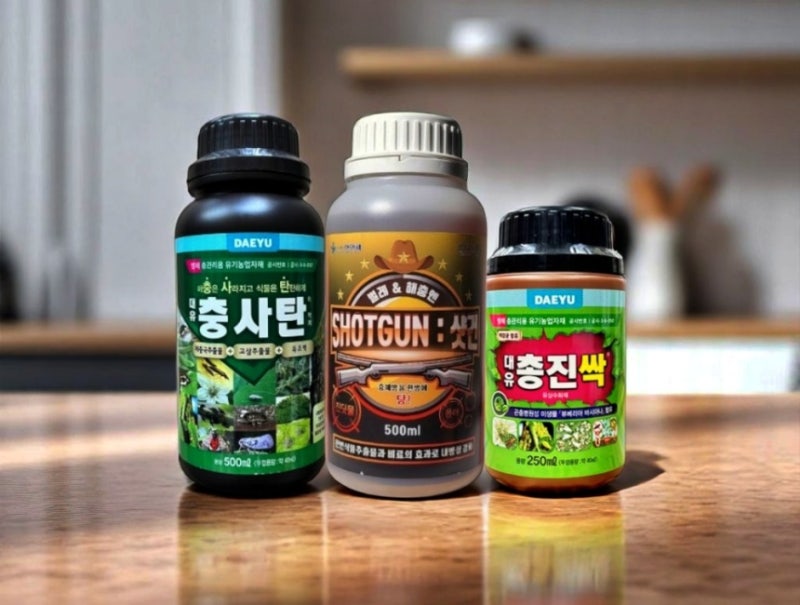 충사탄 샷건 총진싹 액제 벌레 살충제 Top 3 비교