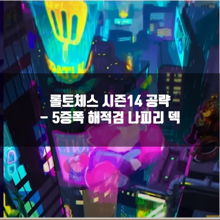 롤토체스 공략 : 5증폭 해적검 나피리 덱 롤토체스 공략 : 5증폭 해적검 나피리 덱