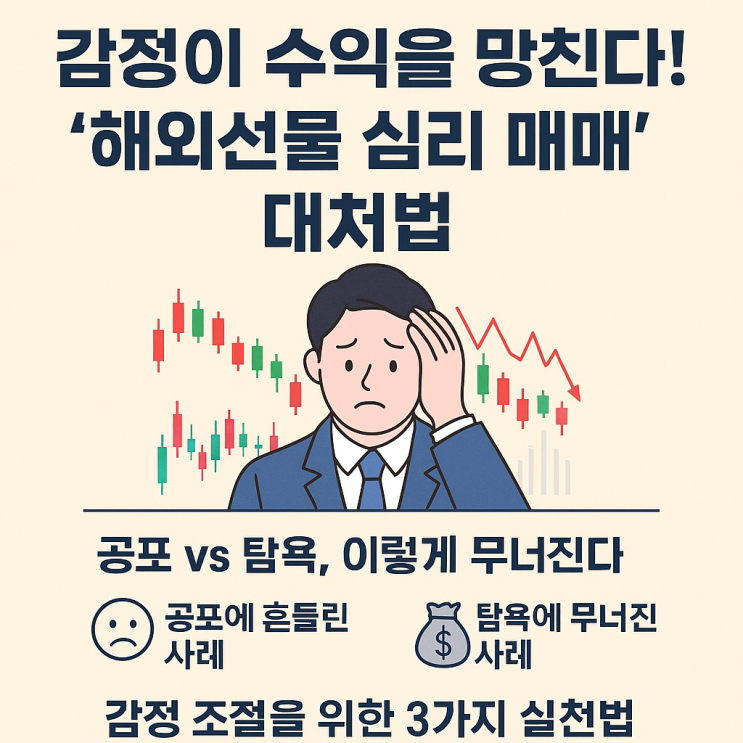 🧠 감정이 수익을 망친다! 해외선물 심리 매매 대처법