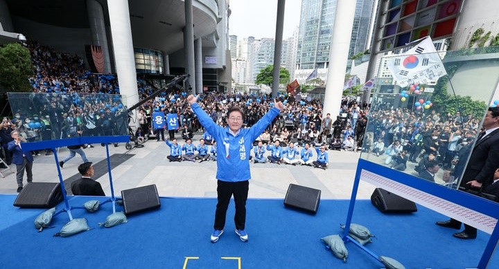 <b>이재명</b>, <b>수도권</b> 표심 <b>공략</b> 박차…20일 경기 집중 유세