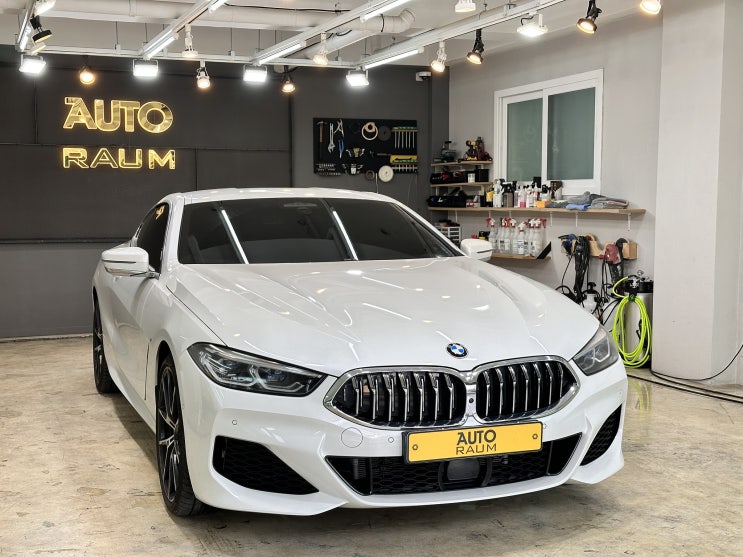  제주 BMW 840i 루프스킨 전문점은 아우토라움!