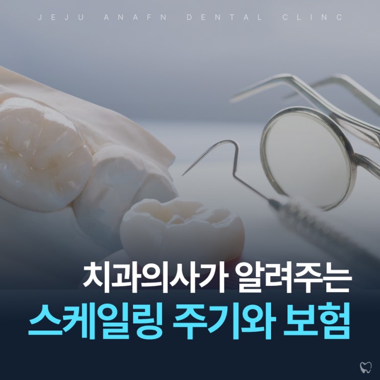  제주노형동치과 스케일링 주기와 보험 적용 알아보기