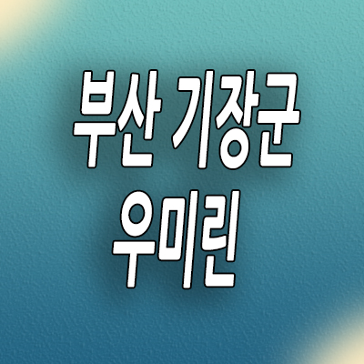  부산 기장군 아파트 장안지구 우미린 신축 분양가 모델하우스 공급조건