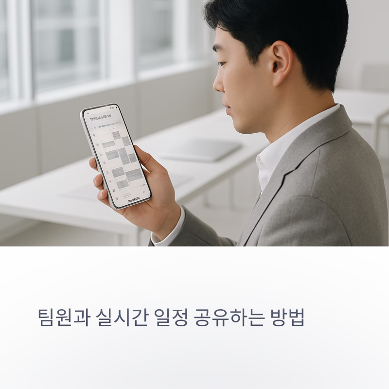 네이버 캘린더로 팀원과 실시간으로 일정을 쉽게 공유하는 방법