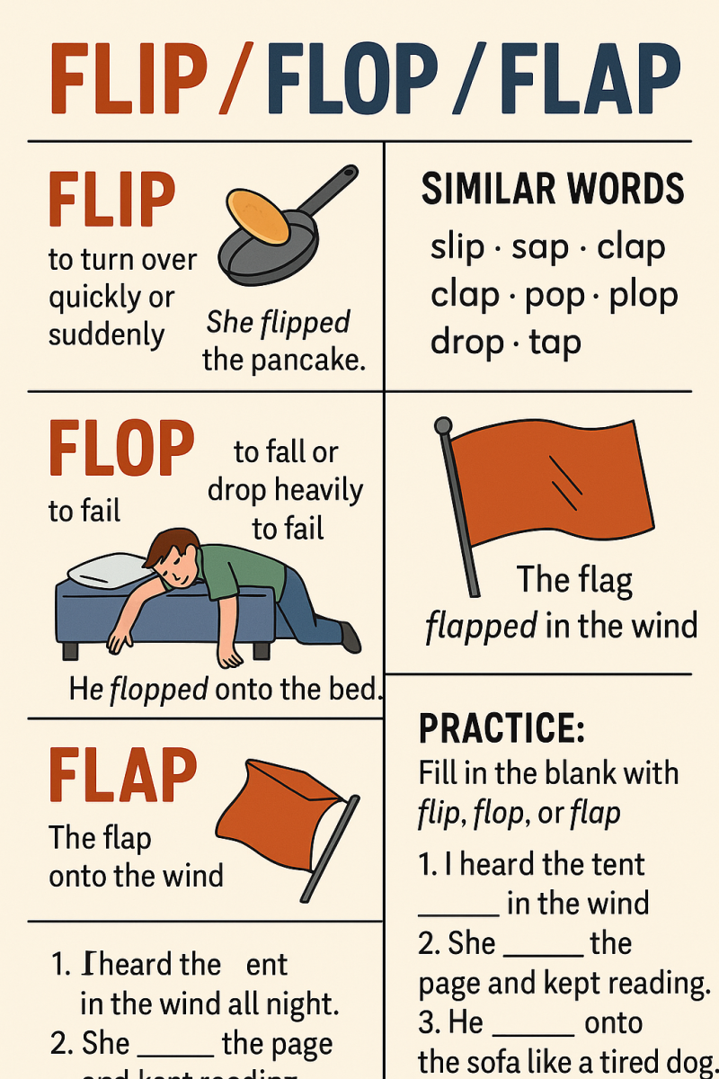 “Flip, flop, flap” 차이 : 네이버 블로그