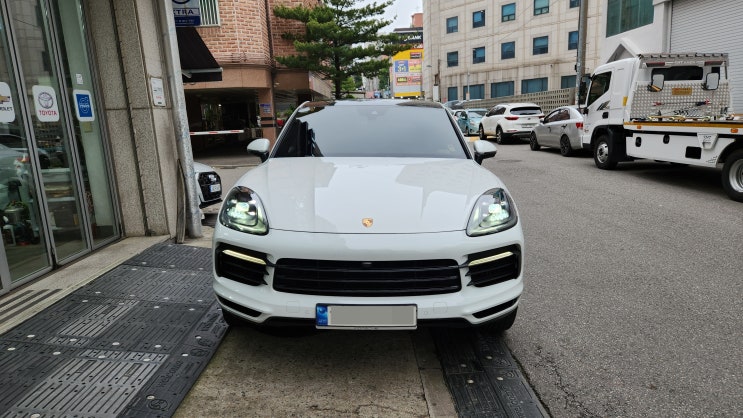  포르쉐 카이엔 카플레이 풀스크린 안드로이드 오토 활성화