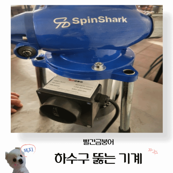  하수구 뚫는 기계 빨간금붕어 스핀샤크로 확실하게 뻥!