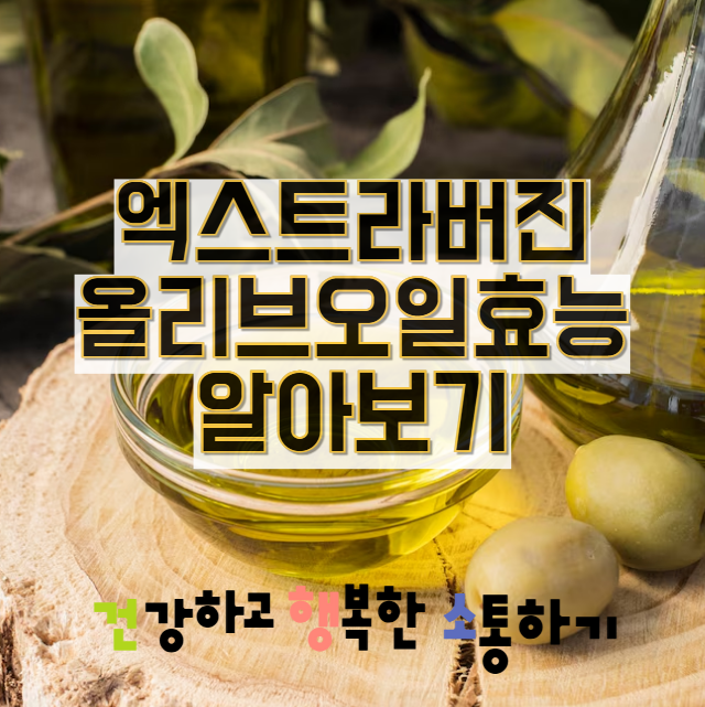  엑스트라버진올리브오일효능 알아보기