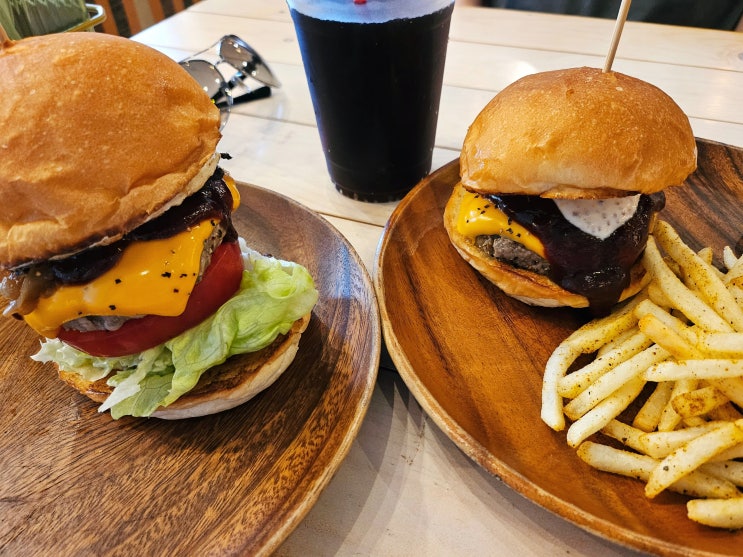  미야코지마 햄버거 맛집 선데이즈 육즙가득 수제버거