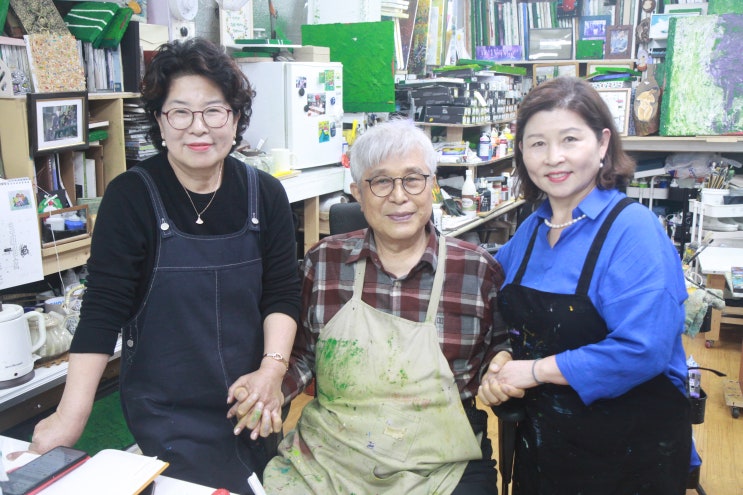  다가오는 여름의 시작, SMAF 서울현대미술페스타에 나서는 손춘화 작가 & 김민기 작가 (지도교수 장부남 화백)