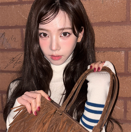  프라다 입은 카리나 프레피룩 패션 특이한 가방 어떤거?