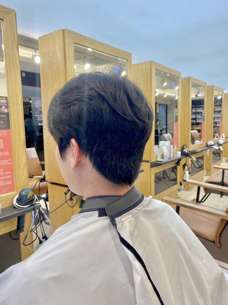  의정부 미용실 깔끔한 남자의 정석! 댄디컷 + 쉐도우펌 시술 후기