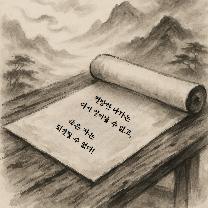  손자병법(29) "멸망한 나라는 일어날 수 없고, 죽은 자는 되살릴 수 없다."