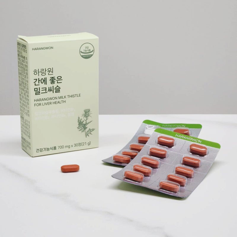 간 건강 하랑원 간에 좋은 밀크씨슬 간영양제
