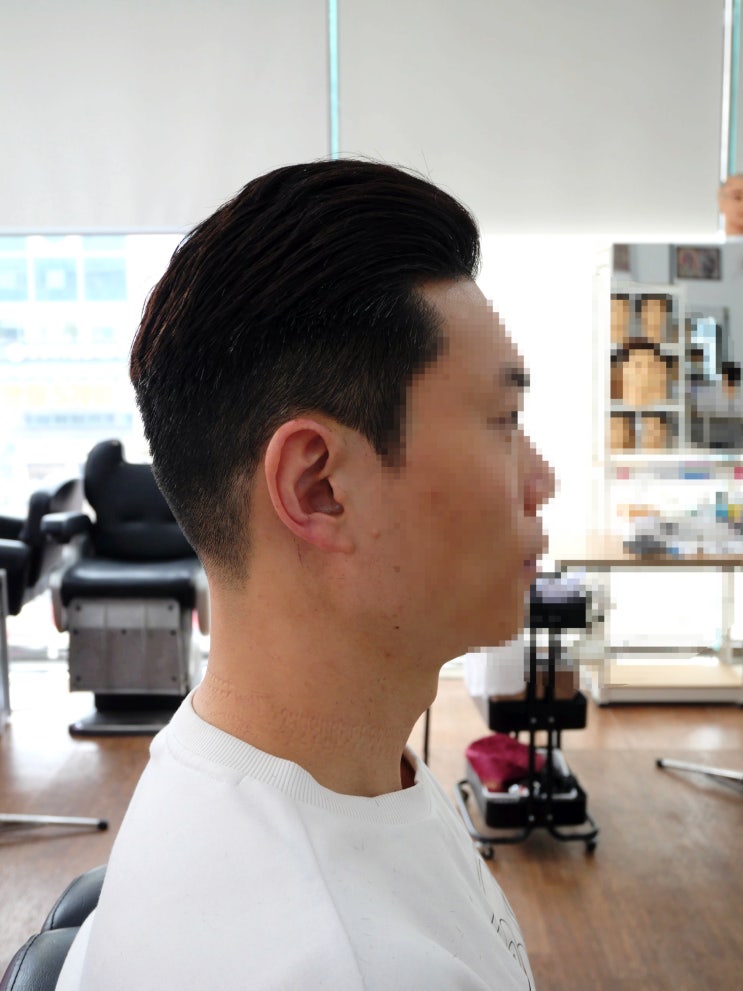  [모델컷] #장발 손님의 #슬릭백 스타일 컷트 - 2025 트렌디 남성 헤어스타일 | BARBER KWANI