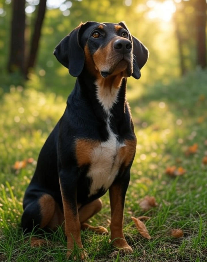  블랙탄 쿤하운드 BlackTan Coonhound 밤의 사냥꾼 견종 이야기
