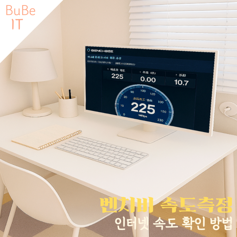 벤치비 속도측정 방법 앱 사이트 집 인터넷 속도 체크 확인 방법