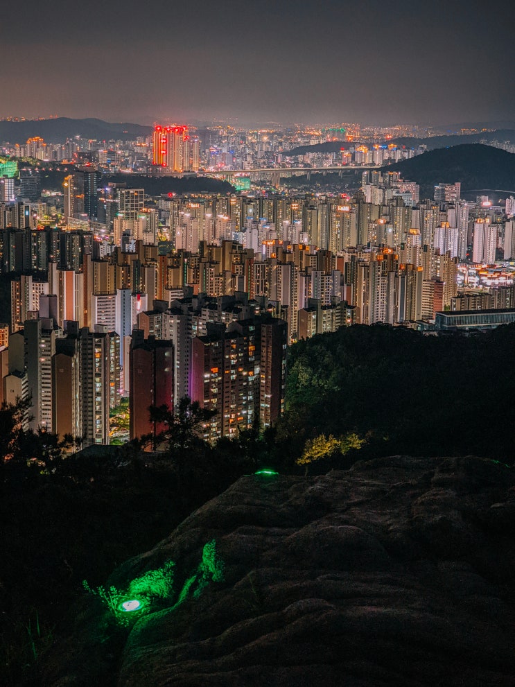  안양 야경 맛집, 망해암 항공무선표지 전망대에서 보는 안양과 군포, 의왕의 야경(드라이브, 주차, 가는법)