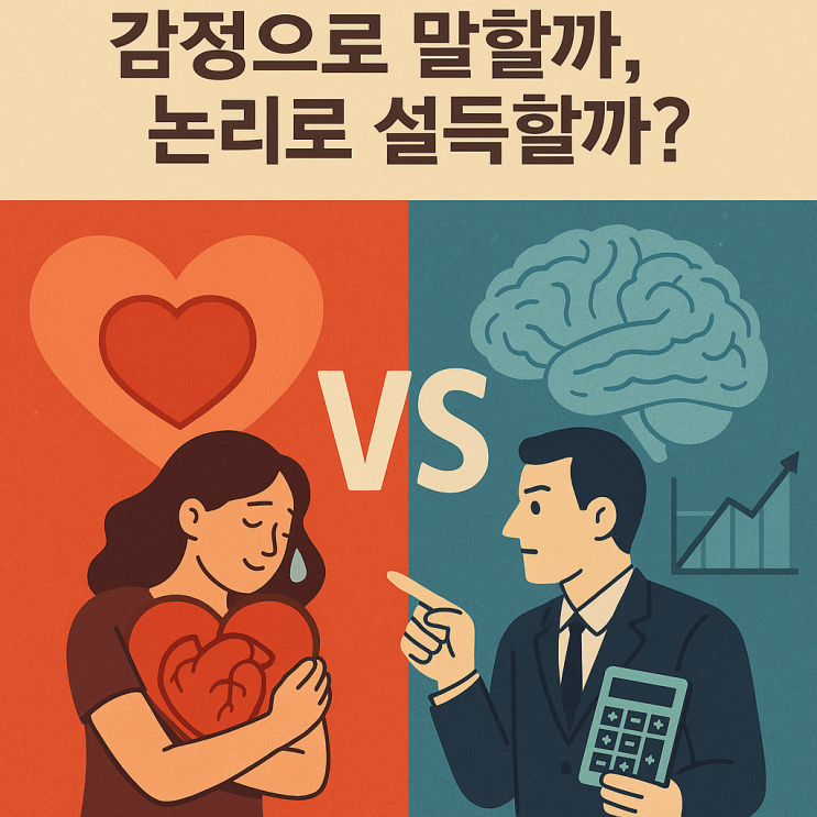  감정으로 말할까, 논리로 설득할까?