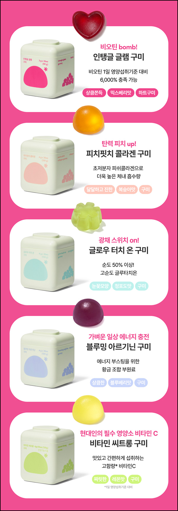 슬로우글로우 뷰티구미 792원(무배)신규 슬로우글로우 뷰티구미 792원(무배)신규