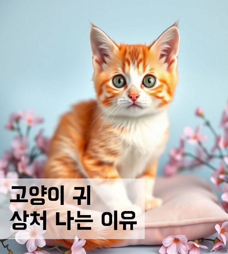  고양이 귀 상처 나는 이유