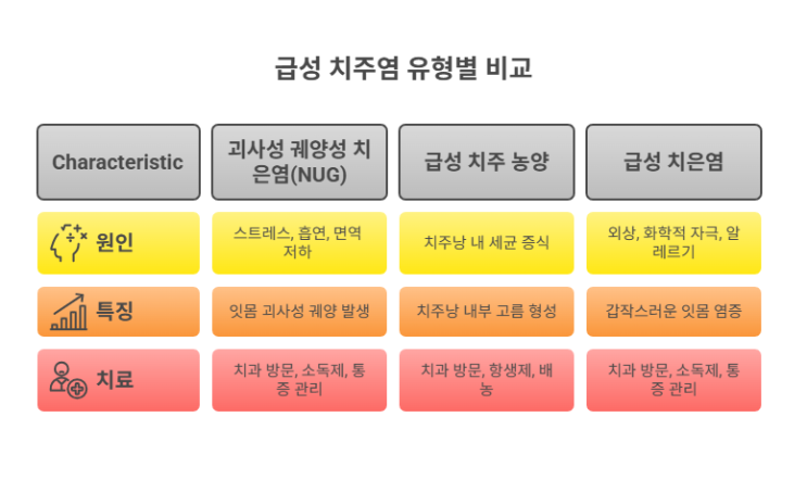  급성 치주염 증상부터 치료까지 알아보기