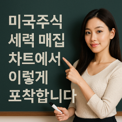  미국주식 세력 매집, 차트에서 이렇게 포착합니다