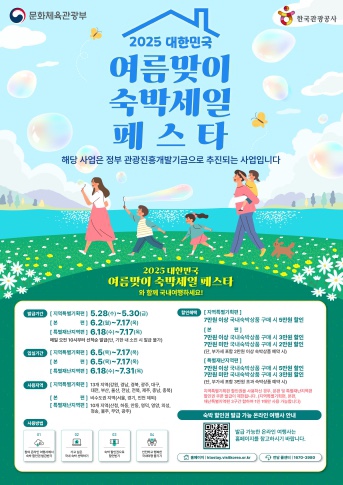  전국 숙박 최대 5만 원 할인! 6월부터 터지는 ’여름맞이 꿀혜택‘ 총정리 [한국철도일보]