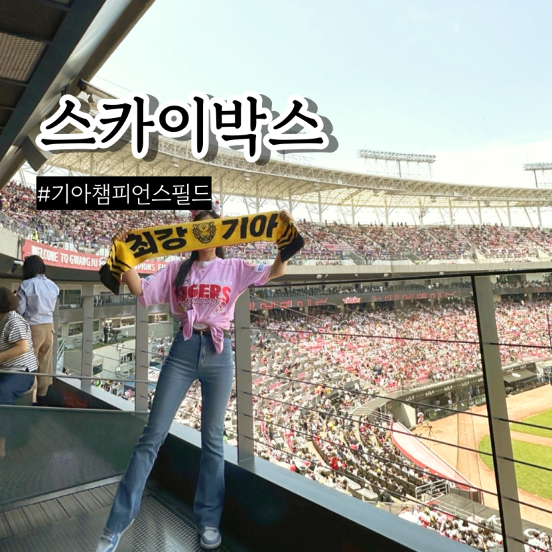 기아 챔피언스필드 스카이박스 가격 예매 14인실 관람기