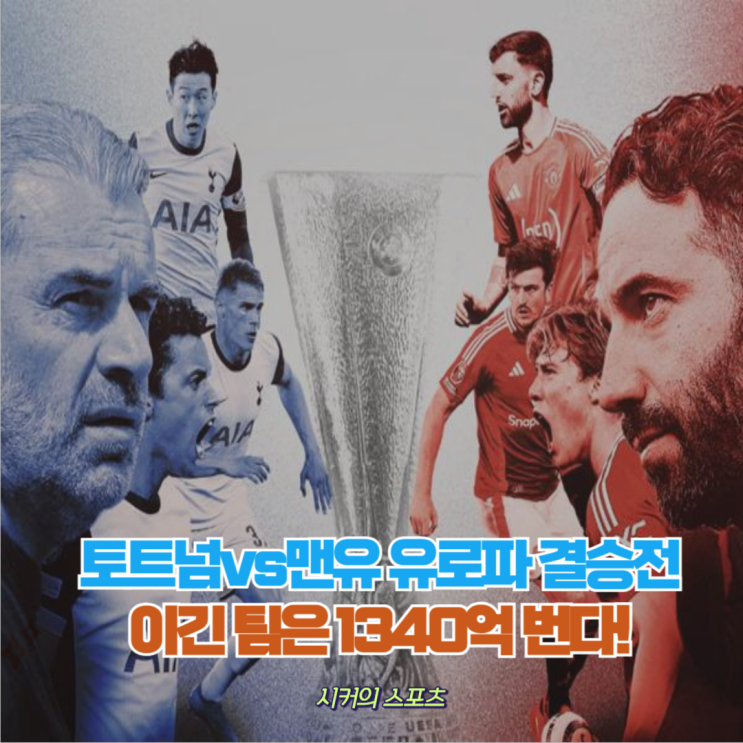 <b>유로파리그 결승전</b>, 우승 상금 204억 걸린 대격돌! <b>손흥민</b>의 첫... 