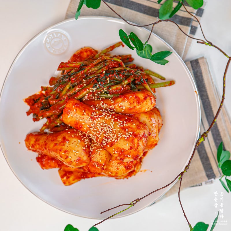 김수미 총각김치 맛있게 담그는법! 달랑무 무우김치 알타리 무김치 절이기