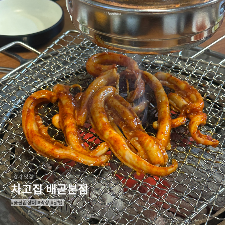  [시흥/배곧] 차고집 배곧본점 | 숯불꼼장어 막창 닭발 아브뉴프랑 맛집 후기