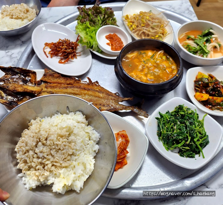  포항 죽도시장 대화식당, 가성비 끝판왕 보리밥 정식 김밥 맛집