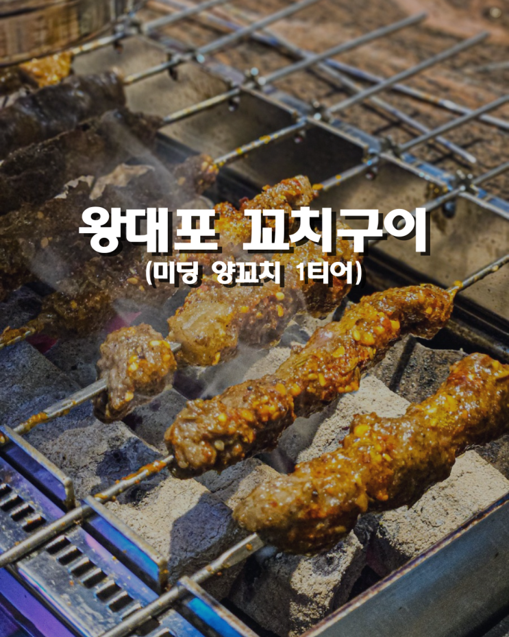  하노이 미딩에서 즐기는 숯불꼬치구이 맛집 왕대포 찐리뷰!
