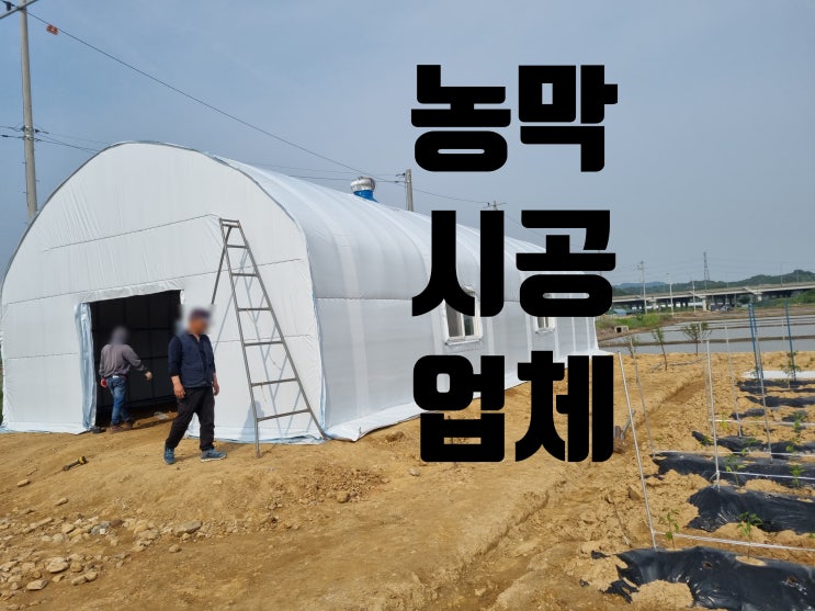  비닐하우스 시공 설치 업체 비용 최상급 농막 끝판왕