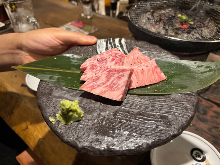  일본 오사카 도톤보리 인생 맛집 야키니쿠 마루 신사이바시점
