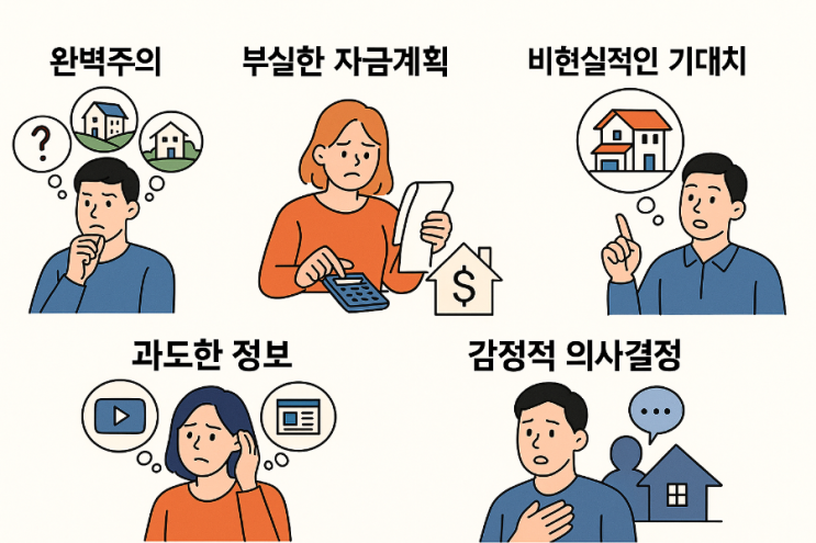 집을 못 사는 사람들에게서 발견되는 공통된 패턴 ! 집을 못 사는 사람들에게서 발견되는 공통된 패턴 !