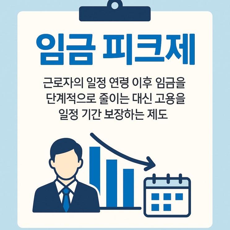  임금피크제 : 고용 안정성을 위한 고육지책(苦肉之策)