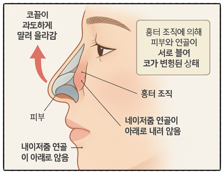  구축코 재수술 방법과 자가늑연골로 진행한 실제 후기 소개