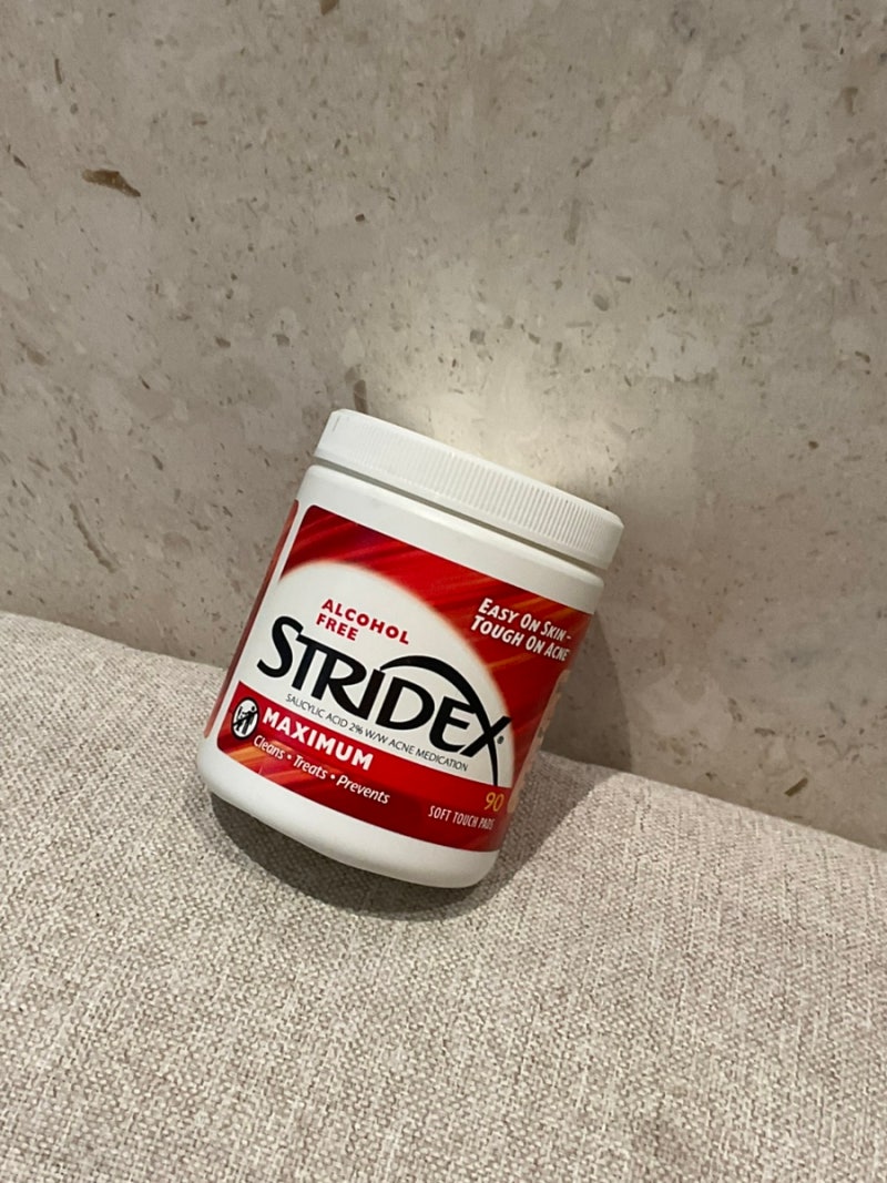 STRIDEX 스트리덱스 패드 사용법! 여드름 피부가 직접 써봤어요