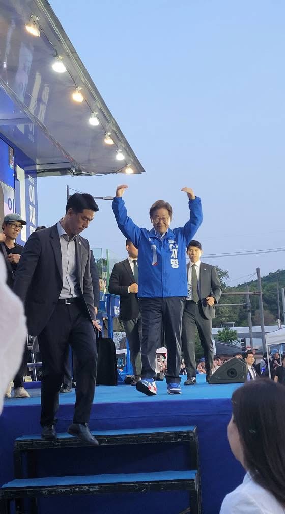 <b>이재명</b> 대통령 <b>후보</b>,인천<b>유세</b>
