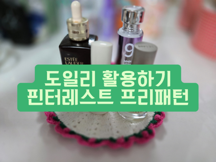  핀터레스트 프리 패턴 도일리/도일리 활용하기