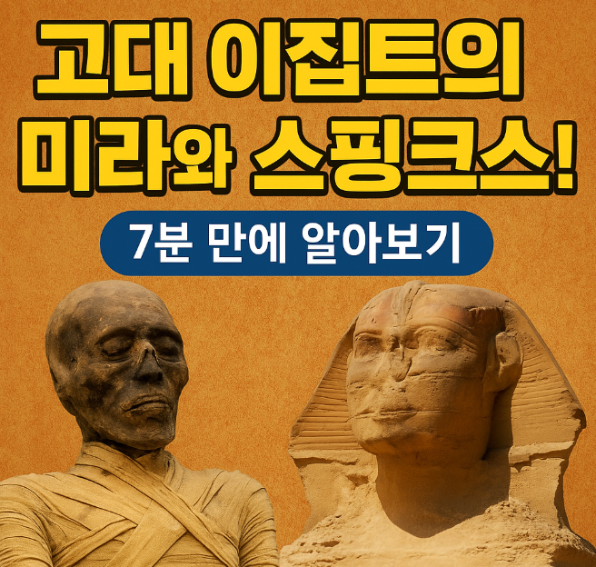  이집트 미라(미이라) 뜻 스핑크스 수수께끼