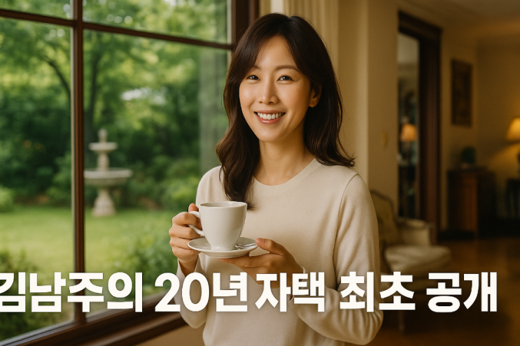 “밤잠 설칠 정도로 설레”…<b>김남주</b>, 20년 살던 <b>삼성동</b> 자택... 