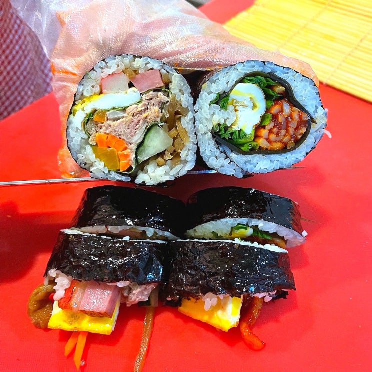  부산 다시마김밥 해운대 마린시티 맛집 가원김밥